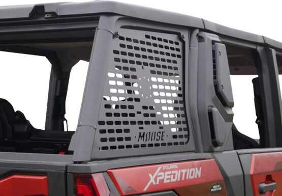 Moose Rear Window Molle Panels Black For 2024 Polaris Xpedition ADV