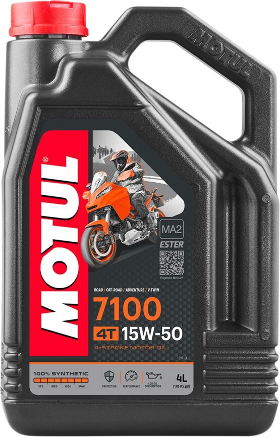 Motul 7100 15W50 4T Synthetic Ester Engine Oil 4L