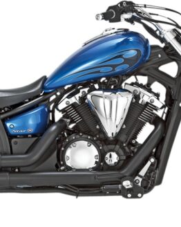 Twin Slash Staggered Black Full Exhaust