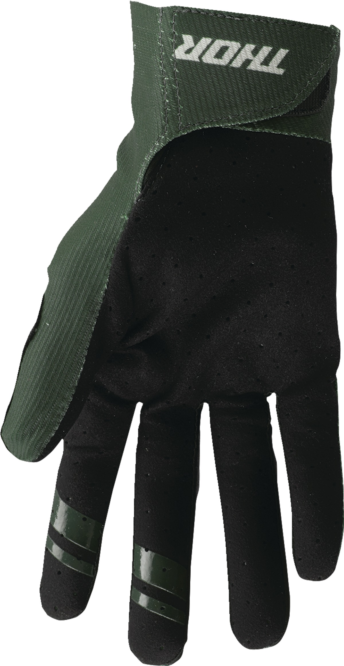 Thor Intense Assist Censis Gloves Men's L Forest Green - Image 3