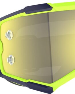 Scott Fury Goggles Neon Green/Neon Yellow Yellow Chrome Lens Adult