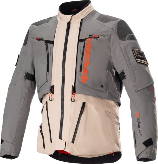 Alpinestars AMT-10R Drystar XF Jacket 2XL Gray Black Tan Orange Men's