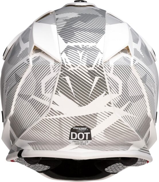 F.I. Agroid Camo White Gray Helmet Youth MD - Image 4