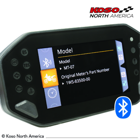 Koso RX-4 TFT Gauge & Bracket with Bluetooth Fits Yamaha XSR700 - Image 5