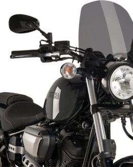 Puig Naked New Generation Windscreen Dark Smoke Fits Yamaha XVS950 Bolt