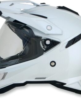 FX-41DS Full Face Dual-Sport Helmet Gloss White Medium