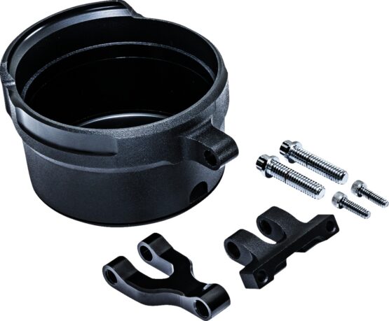 Performance Machine Round Gauge Relocation Kit Black Ops - Image 4