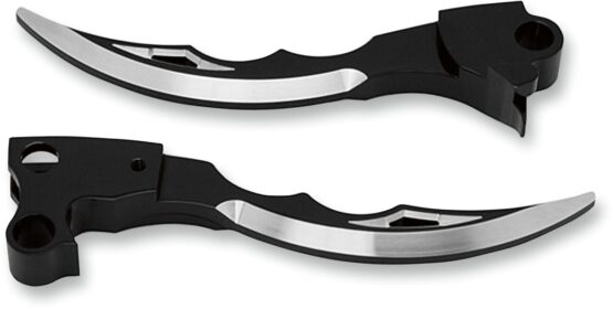 Pro-Blade Billet Aluminum Hydraulic Brake/Clutch Lever Set - Black