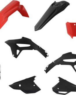 Acerbis Full Plastic Kit Red/Black Fits Honda