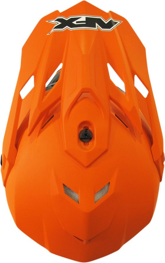 FX-19R Full Face Offroad Helmet Matte Orange Small - Image 4