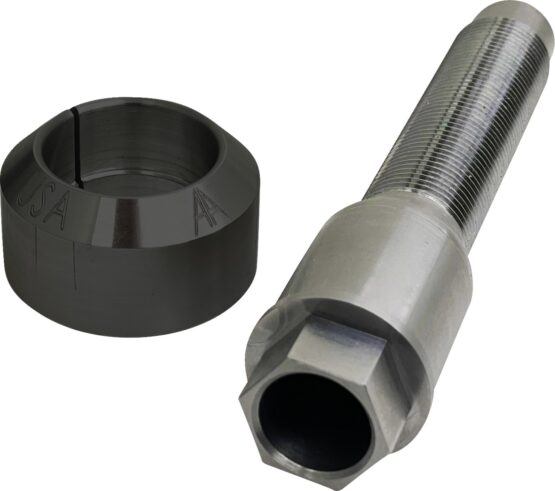 Alloy Art Upper Steering Stem Black For Harley Touring Models