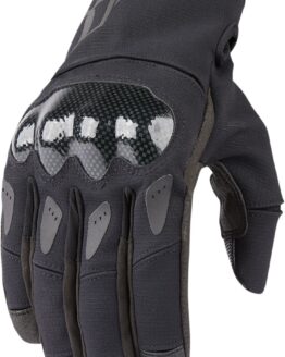 ICON Stormhawk Gloves Black/Gray 2XL Men's