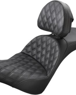 Explorer Lattice 2-Up Seat Black w/Backrest
