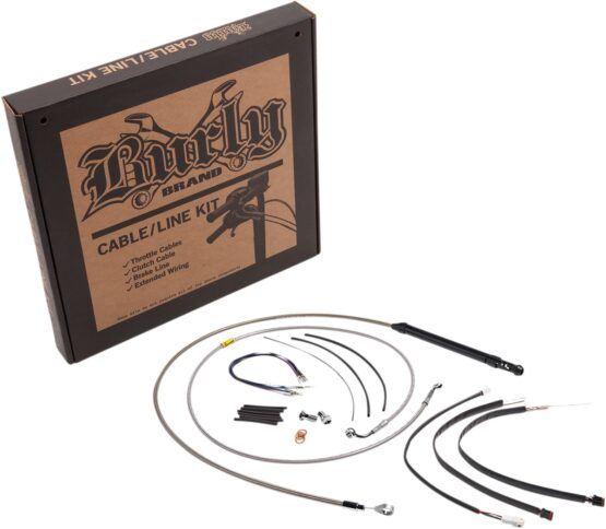 Extended Braided S.S. Control Cable Kit For 16" Gorila Bars - Image 2
