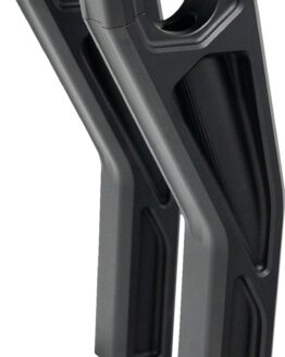 Kodlin USA Ascent Pro 8in Pullback Black Risers For Harley 3-1/2in On-Center