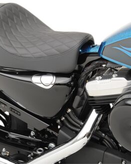 Caballero Diamond SR Leather 2-Up Seat - Black