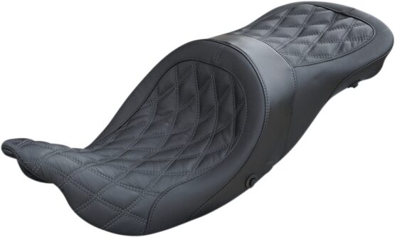 Danny Gray Airhawk Longhaul 2-Up Seat Double Diamond Harley FLH/FLT 2008-2023