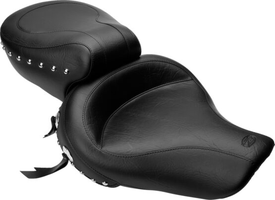 Chrome Studded Wide Touring Seat - Image 4