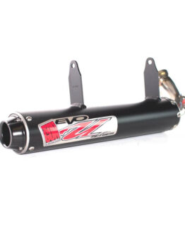Big Gun EVO U Slip-On Exhaust Black Fits 09-15 Polaris Sportsman XP 550/850