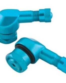 Motorcycle Valve Stems - 11.3mm Blue - Pair