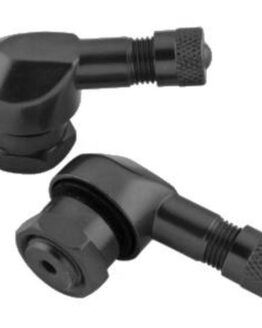 Motorcycle Valve Stems - 11.3mm Black - Pair