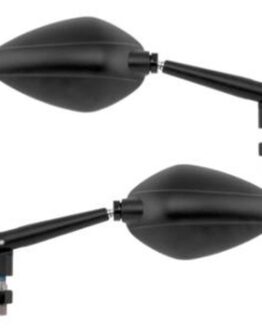 Candy Drop Standard Motorcycle Mirror - Black