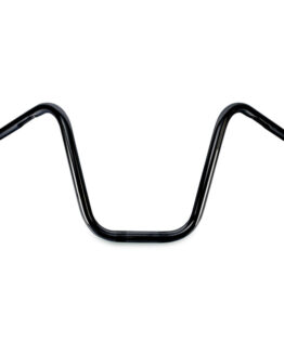 12" Narrow Bottom Ape Hanger Bars Black 1.00" Dia 33W-12H-6PB