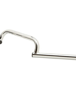 Clubman Bar Handlebars - Low Chrome 1.00" Dia. (slotted) 27.9W--5.31PB