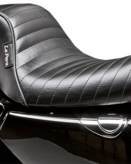 Cherokee Pleated Vinyl 2-Up Seat - Black