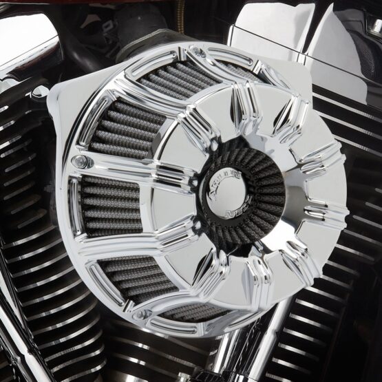 Ness 10-Gauge Inverted Air Cleaner Chrome by Arlen Ness - Image 2