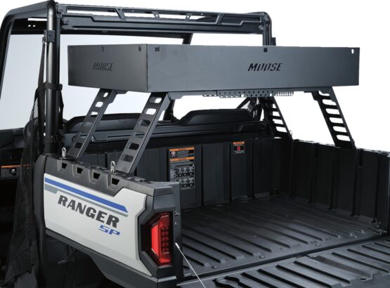 Moose Offroad Universal Upper Deck System Cargo Bed Rack XL Black - Image 4