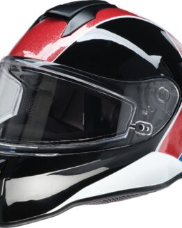 Z1R Youth Warrant Fresh Pow Snow Helmet Red Gloss S