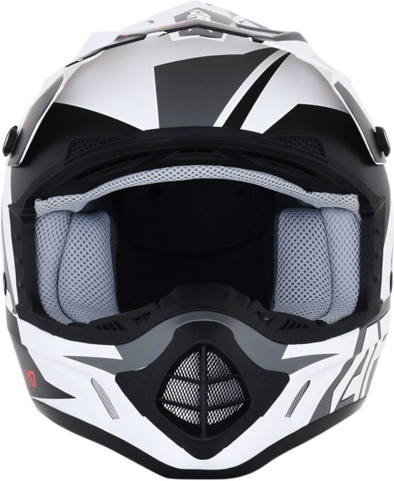FX-17 Full Face Offroad Helmet Matte White X-Large - Image 8