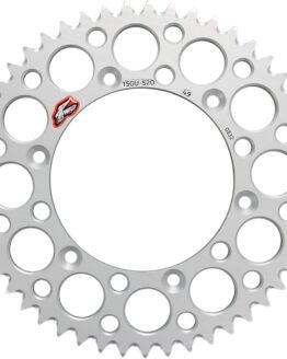 Rear Sprocket Grooved - Silver 520-49 Teeth