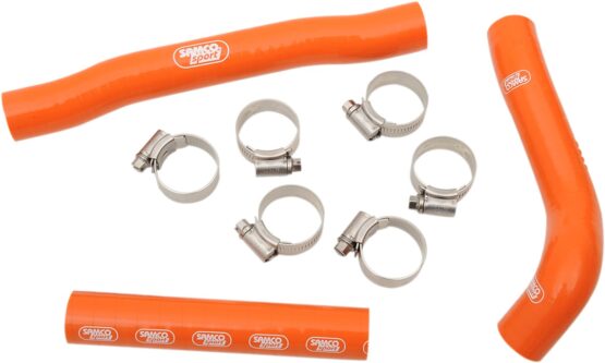 Orange Race Hose Kit w/Clamps