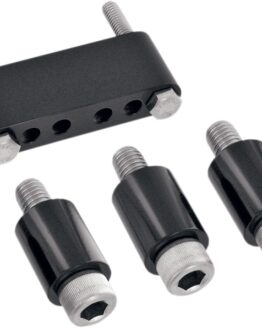 Driver Floorboard +1-1/4" Extensions - Black