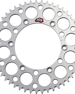 Grooved Rear Sprocket - Silver 51 Teeth 520