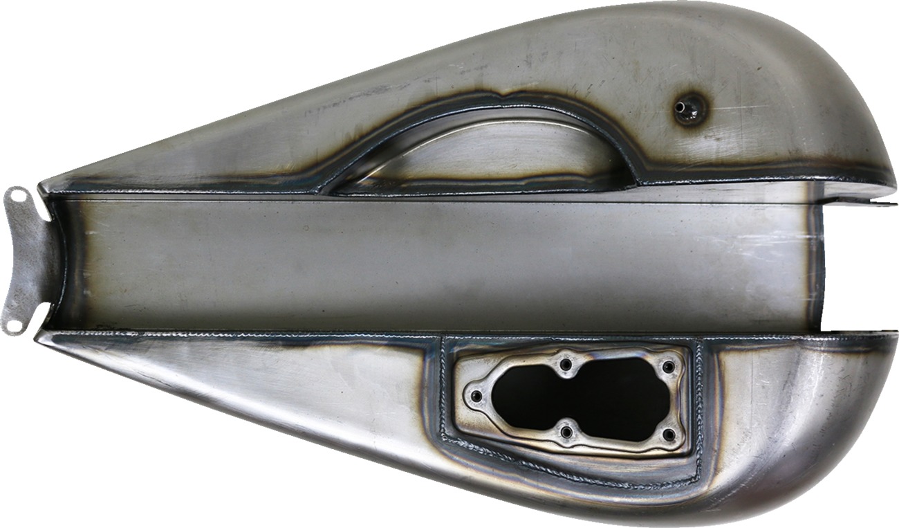 Kodlin USA Stretched Gas Tank Raw Steel M8 Softail For Harley-Davidson - Image 3