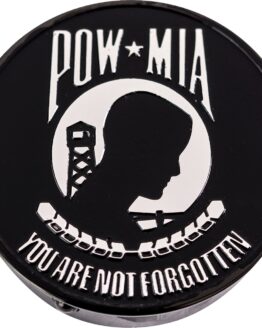 Figurati Designs POW MIA Black Swing Arm Covers Harley Touring