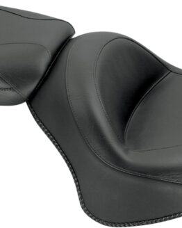 Touring Smooth Vinyl 2-Up Seat - Black