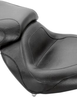 Sport Touring Plain Vinyl 2-Up Seat - Black