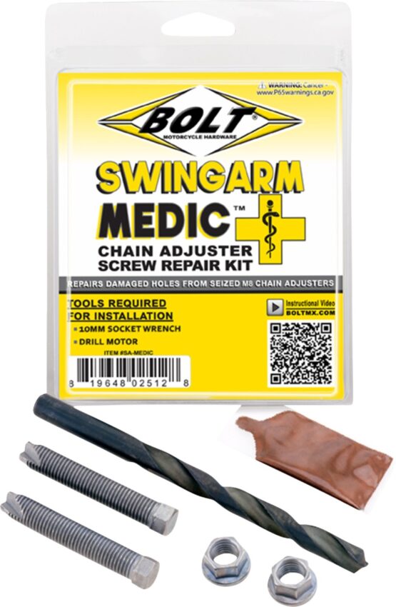 Bolt Swingarm Medic Chain Adjuster Repair Kit