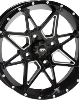Tornado Black Machined Wheel 4/110 14X7 2+5