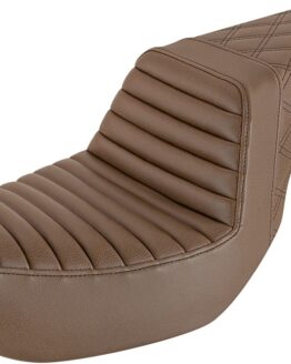 Step-Up Tuck and Roll 2-Up Seat Brown