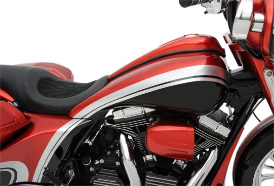 Bagger Nation Razor Back Stretched Tank Kit Raw Steel For Harley Touring/Trike - Image 2