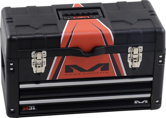 Matrix Concepts M31 Worx Tool Box Orange with Locking Drawers - Image 2