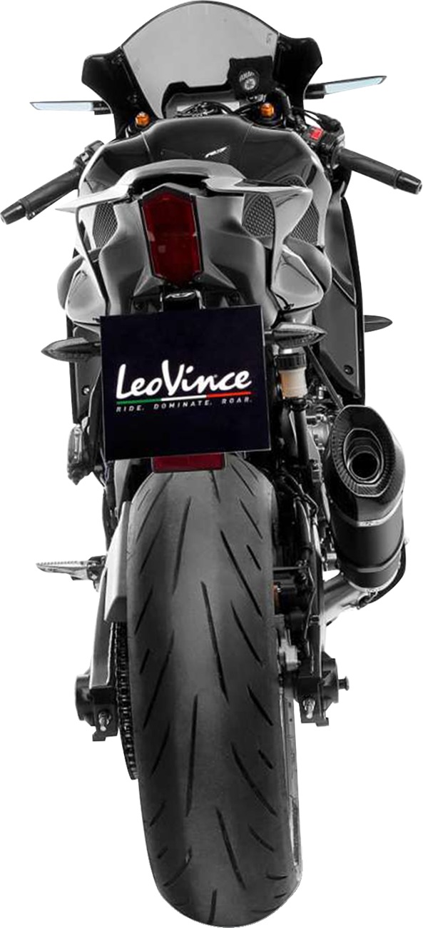 LeoVince Muffler Bracket Black Aluminum For Yamaha YZF-R7 - Image 3