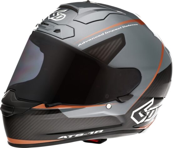 6D ATS-1R Alpha Full Face Helmet XL Gray Bronze Unisex - Image 4