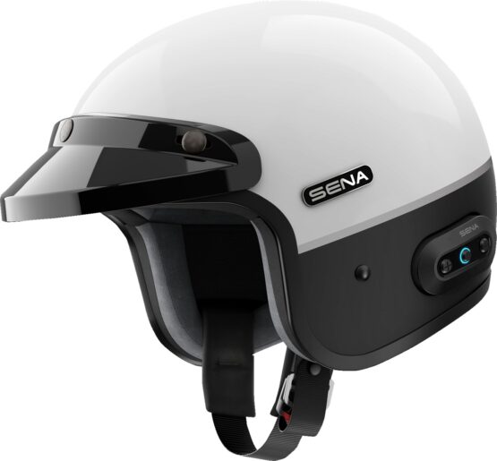 Sena Surge Mesh Helmet Gloss White XL Integrated Comm Unisex