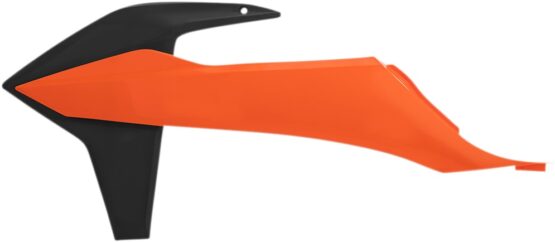 Acerbis Orange/Black Radiator Shroud for KTM - Image 2